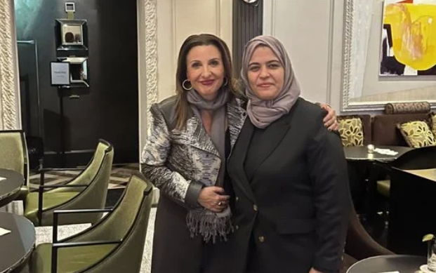 لقاء داليا زيادة مع مسئولة إسرائيلية، فيتو