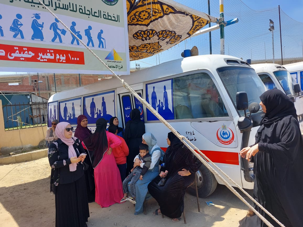 جانب من العيادات المتنقلة،فيتو