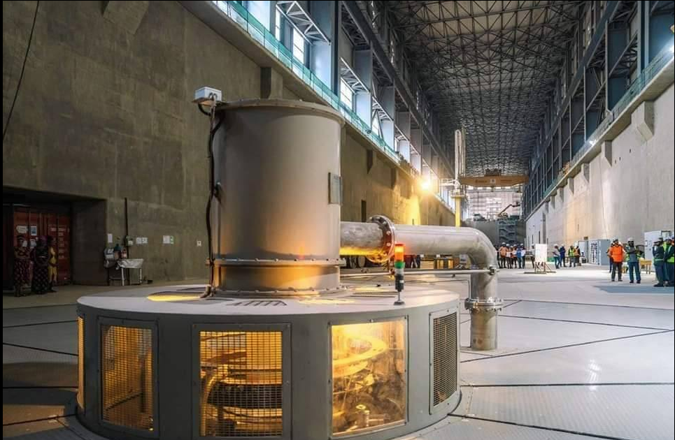 صورة حديثة من داخل غرفة توليد الكهرباء بسد النهضة، فيتو