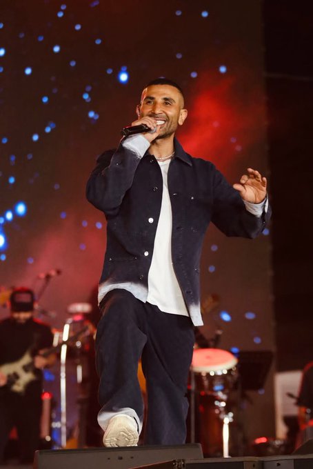 الفنان أحمد سعد في حفل أورا، فيتو