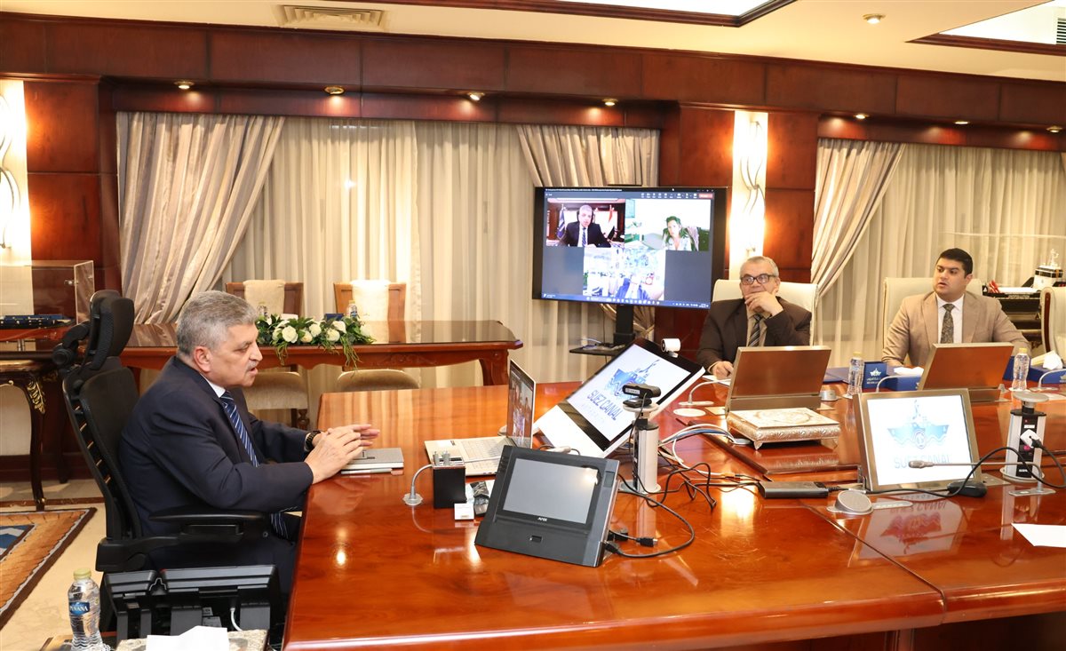 جانب من الاجتماع عبر الفيديو كونفرنس،فيتو