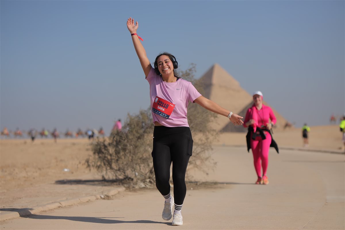 ماراثون الأهرامات يتصدر قائمة أروع مسارات الجري في العالم