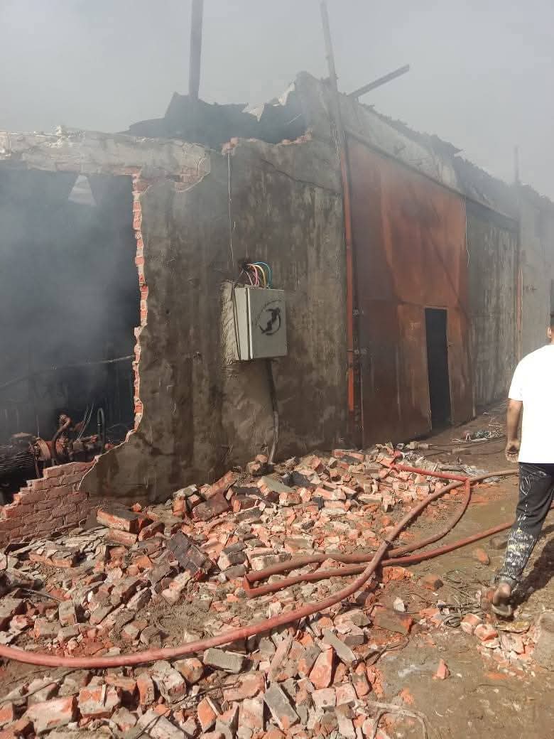 السيطرة علي حريق بالقليوبية،فيتو