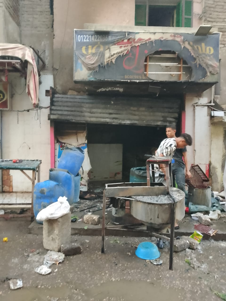 السيطرة علي حريق بمحل دواجن بنها القليوبية، فيتو