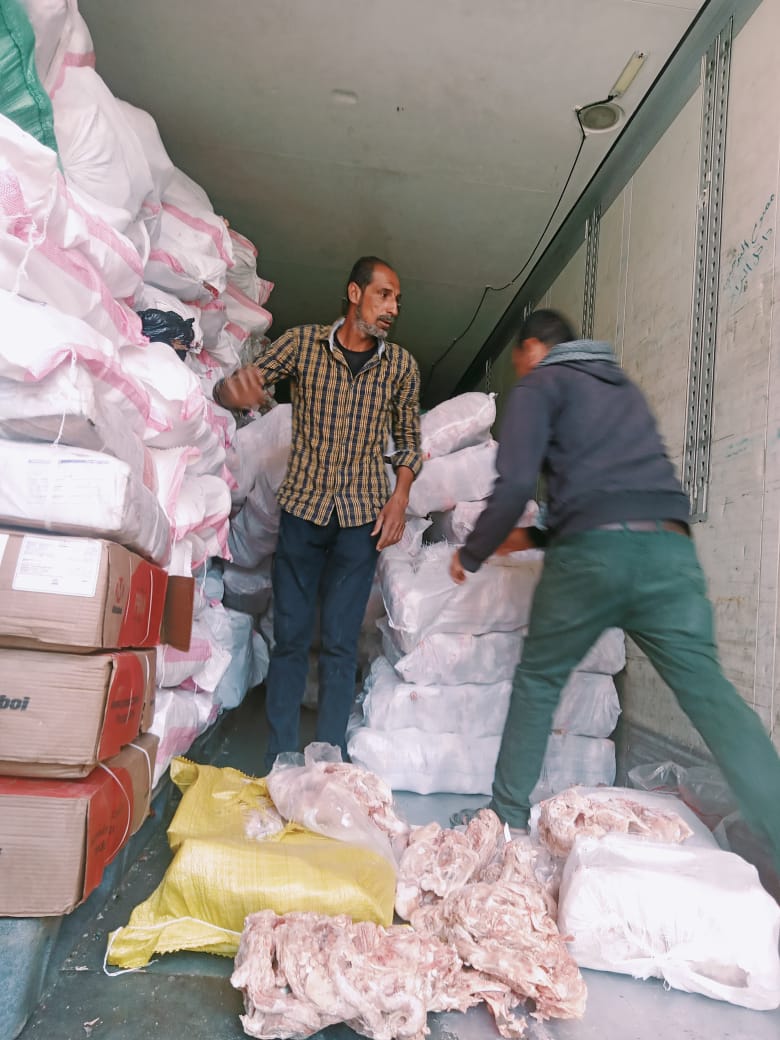 ضبط  هياكل دواحن غير صالحة للاستهلاك الادمي بالقليوبية،فيتو