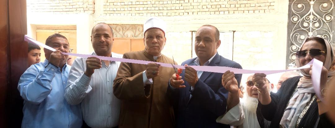 نائبة قبطية تشارك في إفتتاح مسجد ببني سويف