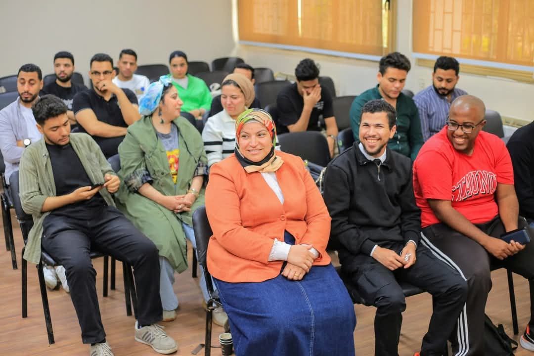 جانب من مشاركة  طلاب جامعة القناة، فيتو