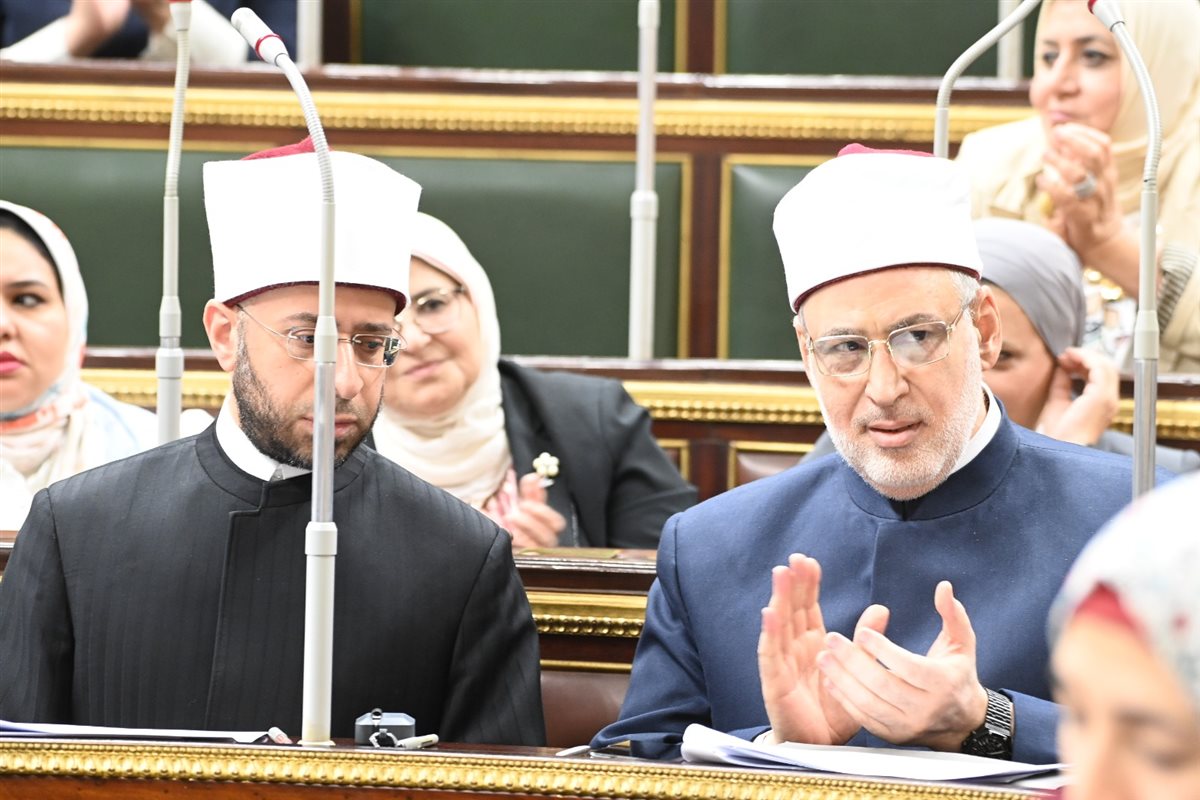 وكيل الأزهر ووزير الأوقاف أمام جلسة النواب