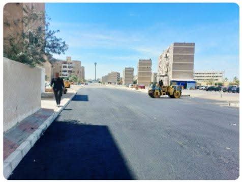 جانب من أعمال الرصف، فيتو