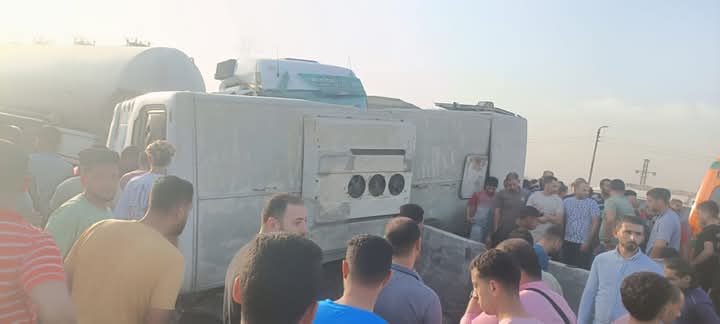 نزيف الاسفلت مستمر..اصابة 21 شخصا في حادث تصادم مروع بالشرقية،فيتو