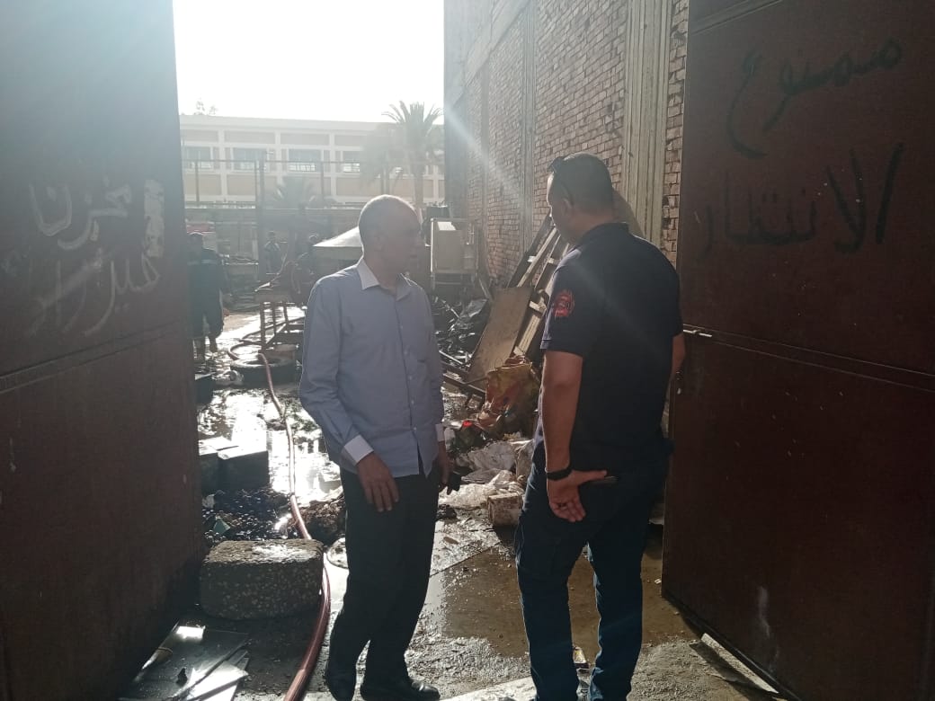 حريق مصنع حلويات شبرا الخيمة،فيتو