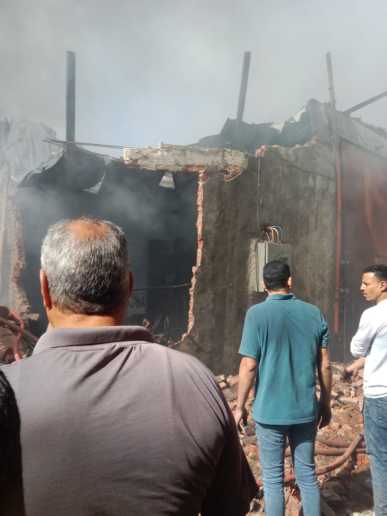 حريق مصنع حلويات شبرا الخيمة،فيتو