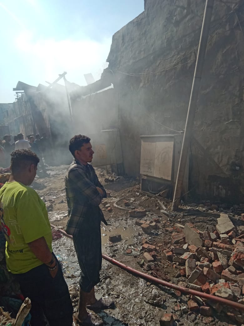 حريق مصنع حلويات شبرا الخيمة،فيتو