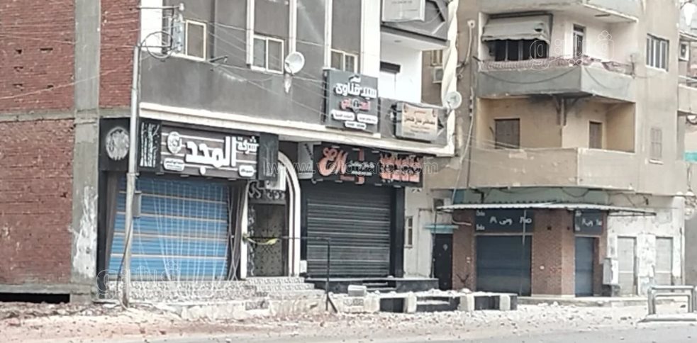 جانب من عملية الازالة،فيتو