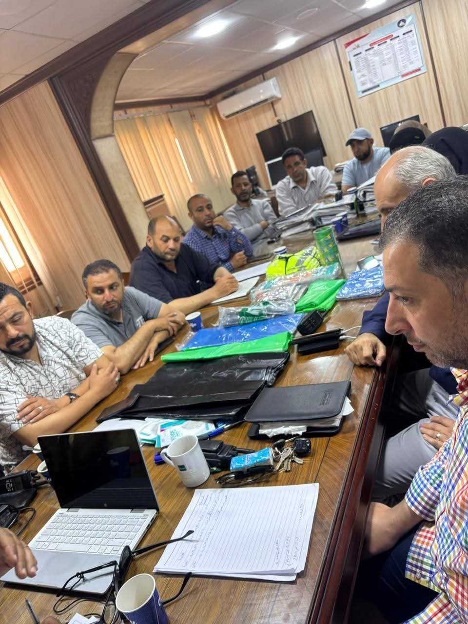 اجتماع تنسيقي لمشروع الأداة الذكية لإدارة المخلفات الصلبة