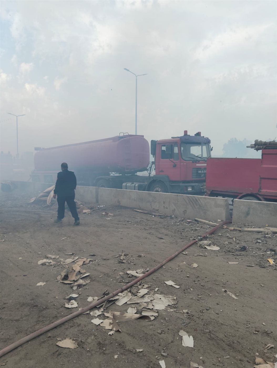 حريق مصنع كرتون بالقليوبية،فيتو