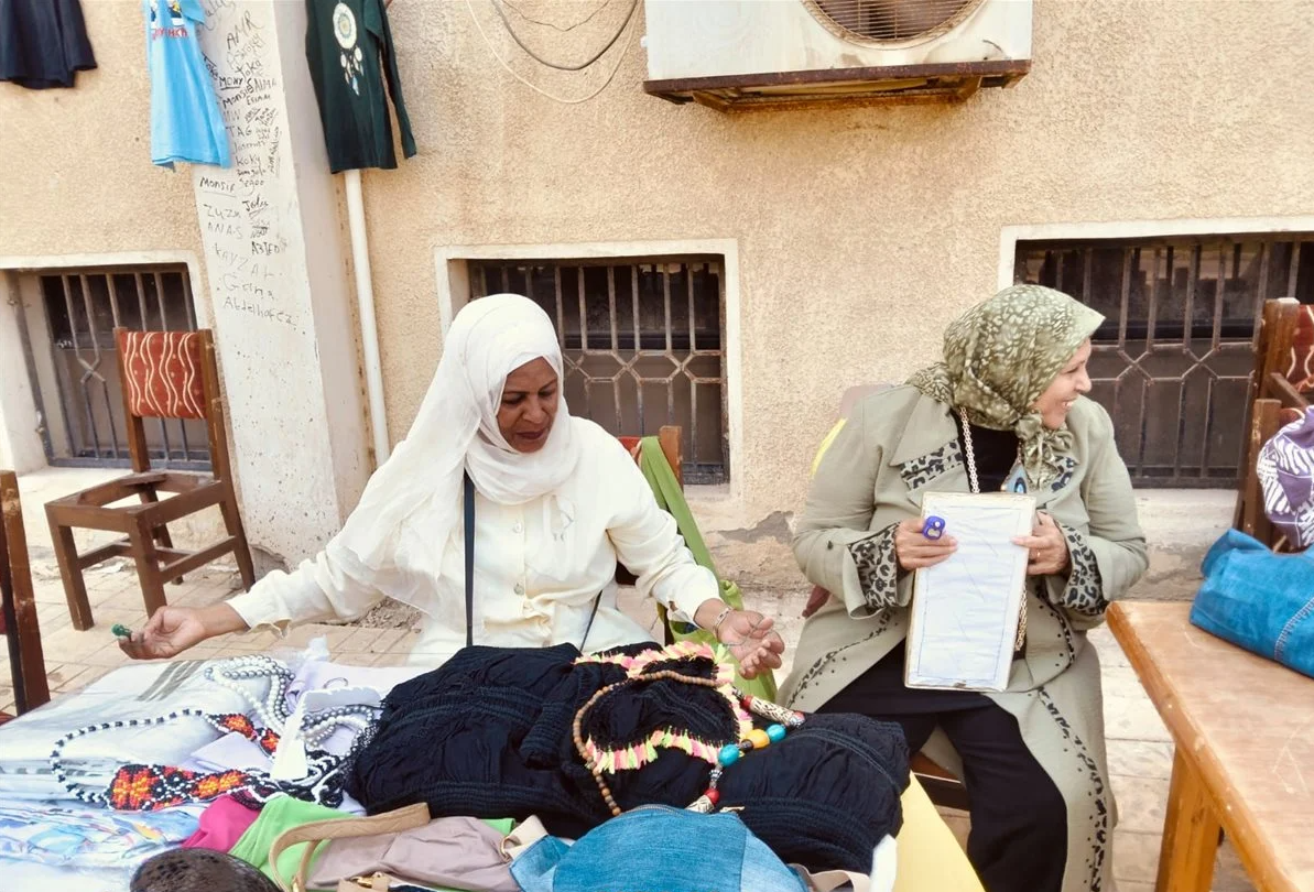 جانب من فعاليات المعرض، فيتو