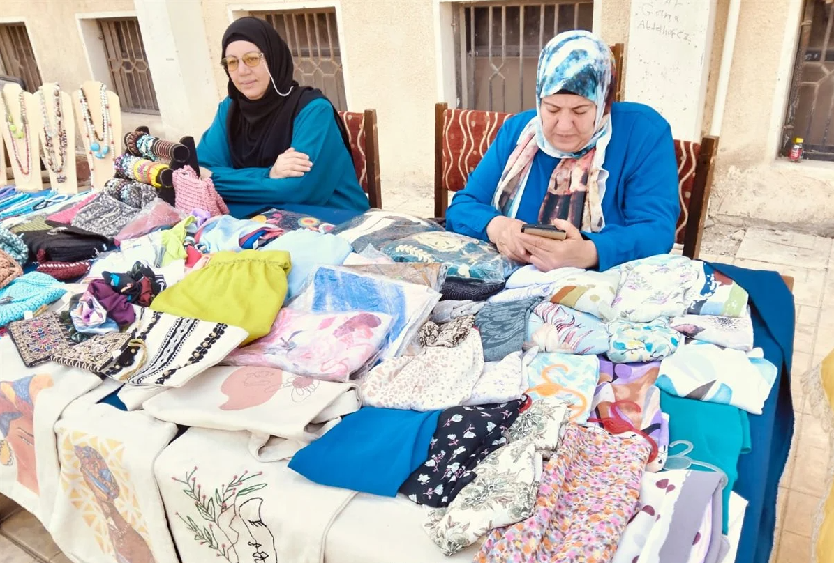 جانب من فعاليات المعرض، فيتو