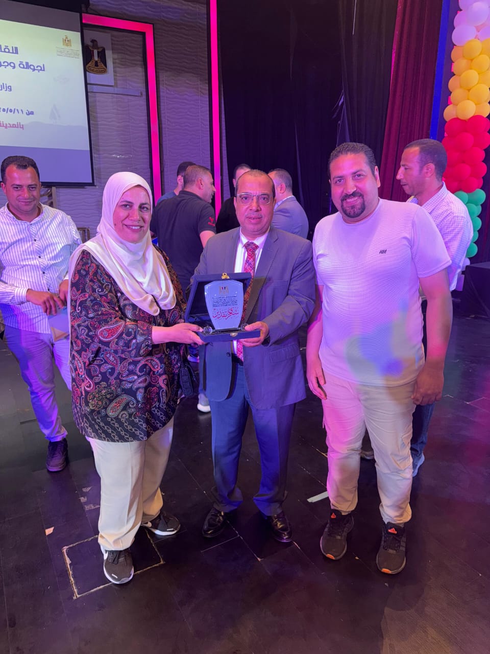 جانب من التكريم، فيتو