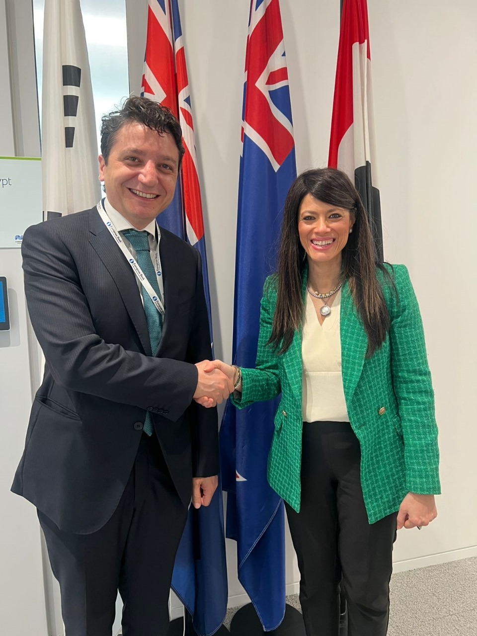 الدكتورة رانيا المشاط ووزير المالية الأرميني