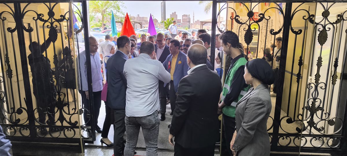 وزير الشباب والرياضة يصل القليوبية، فيتو