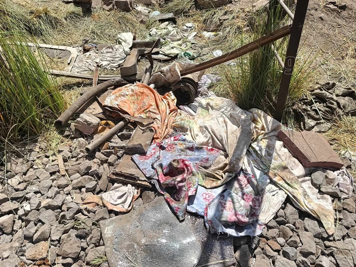 هذا ماتبقي من حادث قطاري الزقازيق،فيتو