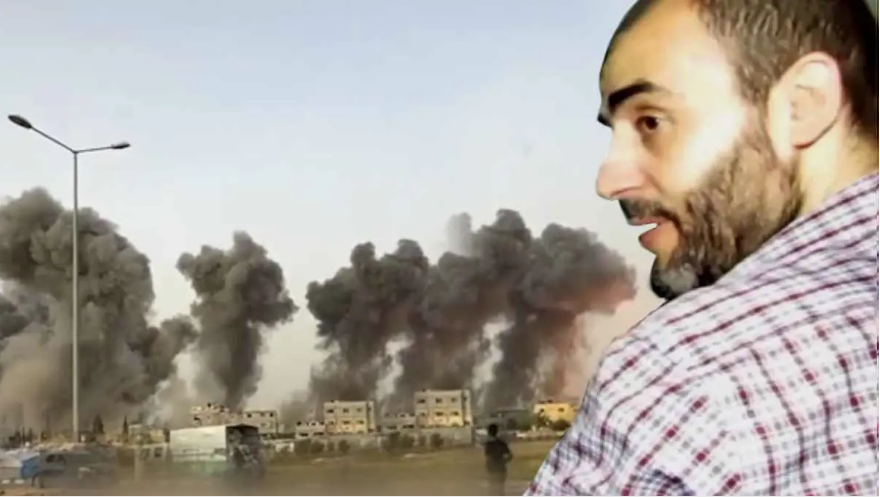 لحظة استهداف الإحتلال لمقر السنوار في خان يونس، فيتو