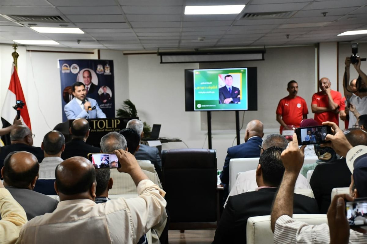 أشرف صبحي يشهد قرعة دوري مراكز الشباب لمحافظة الجيزة