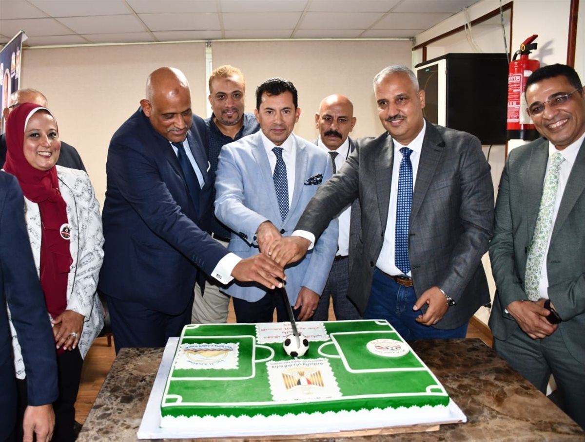 أشرف صبحي يشهد قرعة دوري مراكز الشباب لمحافظة الجيزة