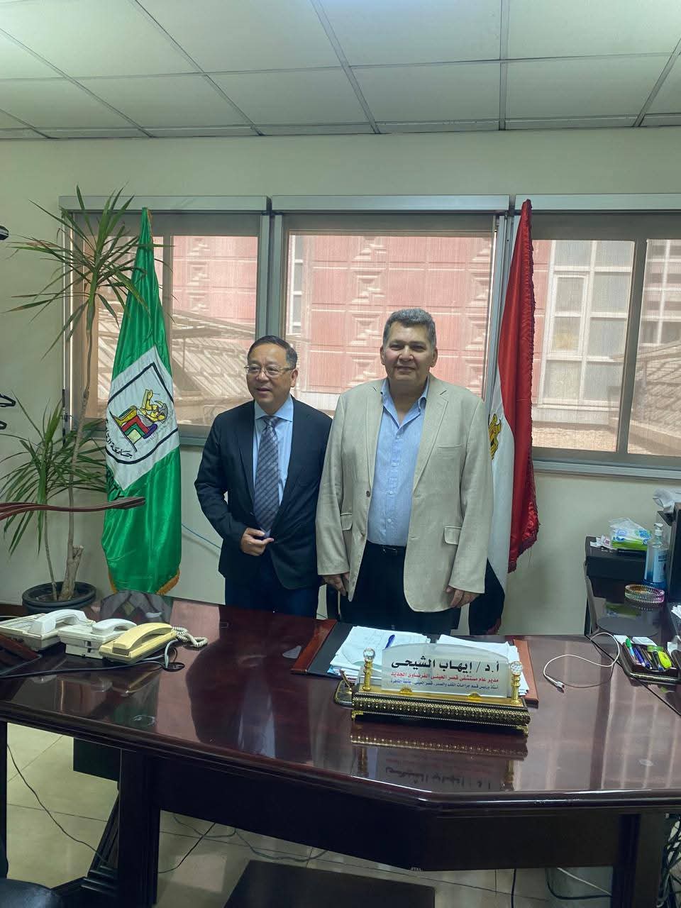 وفد صيني يزور قصر العيني الفرنساوي