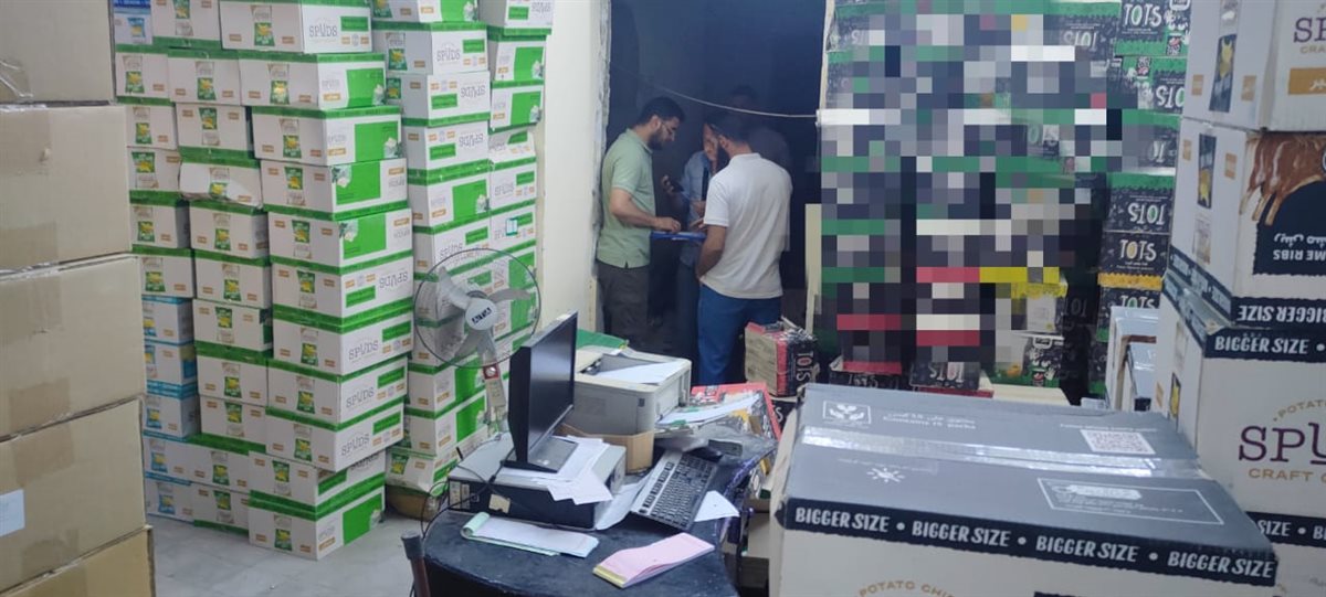 حملة مراقبة الاغذية ببني سويف