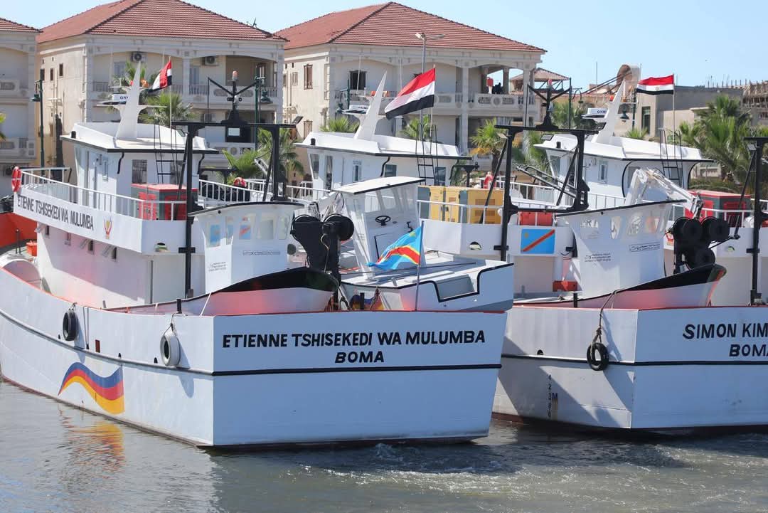 محافظا دمياط وقنا يتفقدان مصب نهر النيل وورش صناعة السفن برأس البر