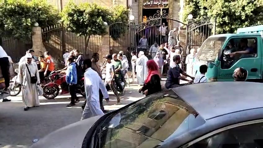 تشييع جثمان الرضيع آدم ببني سويف