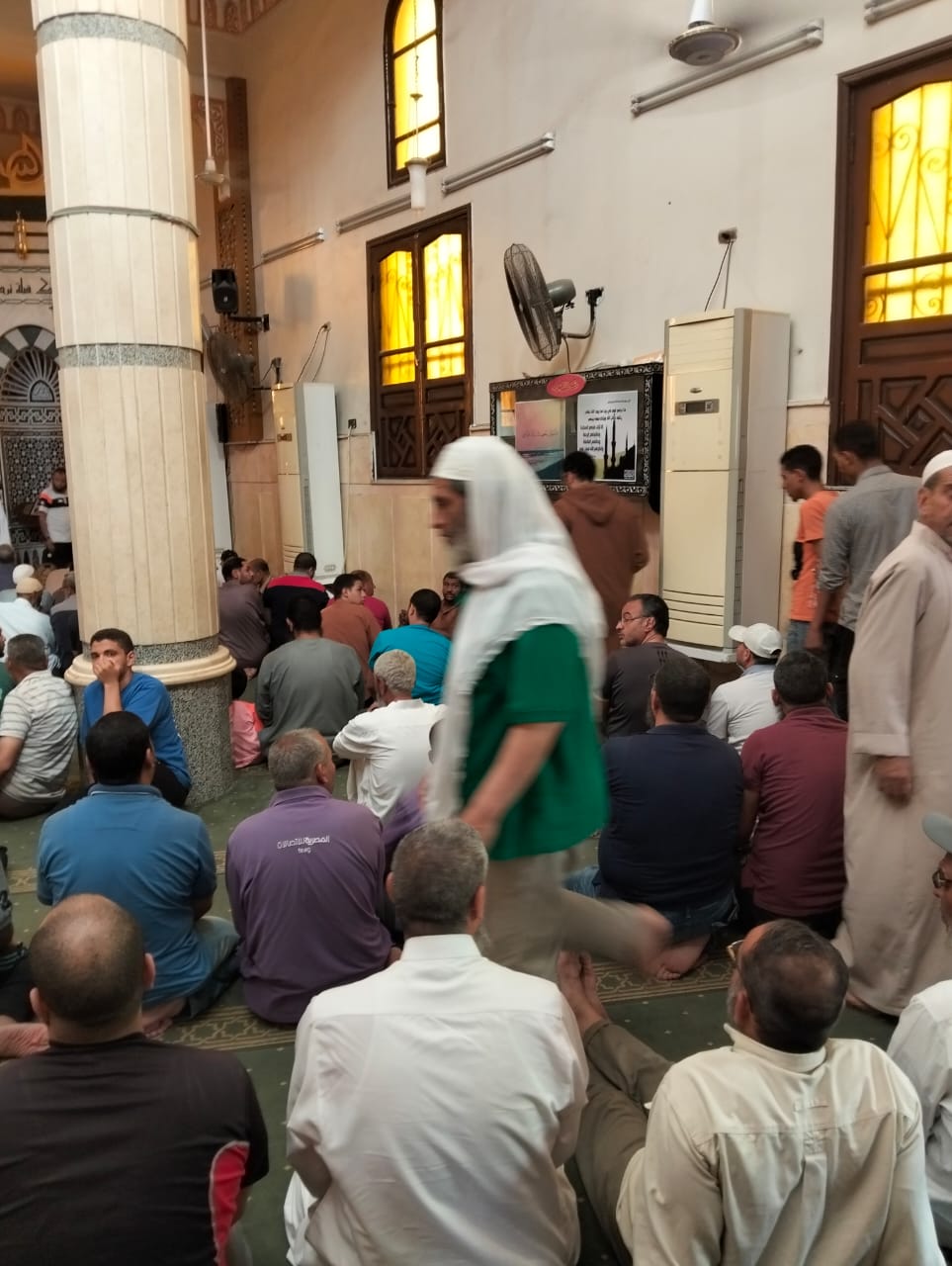 صلاة الجنازة على الرضيع آدم ببني سويف