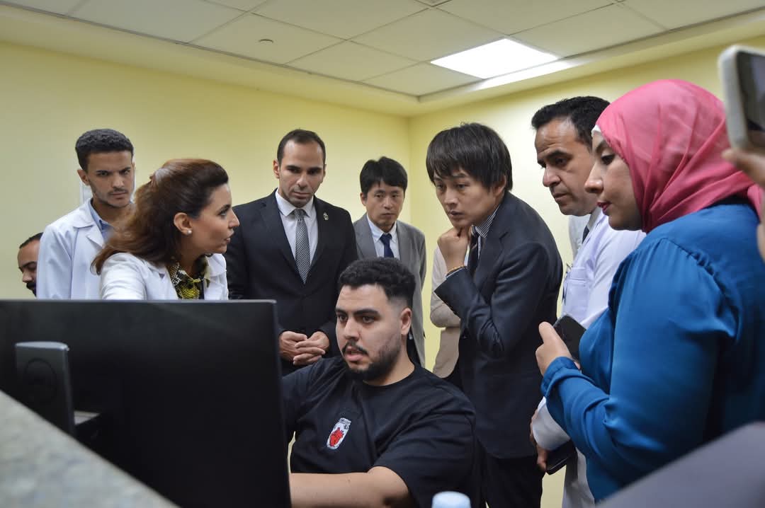 جانب من زيارة الوفد، فيتو