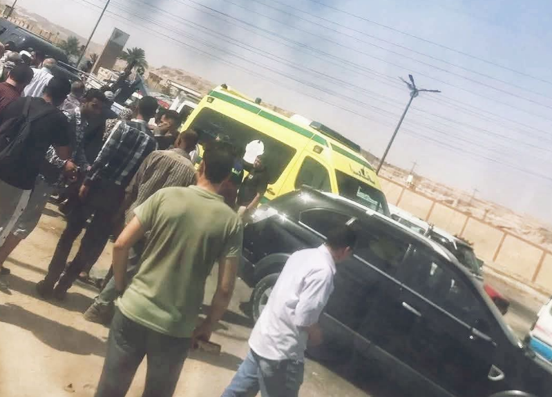 حادث تصادم بحلوان