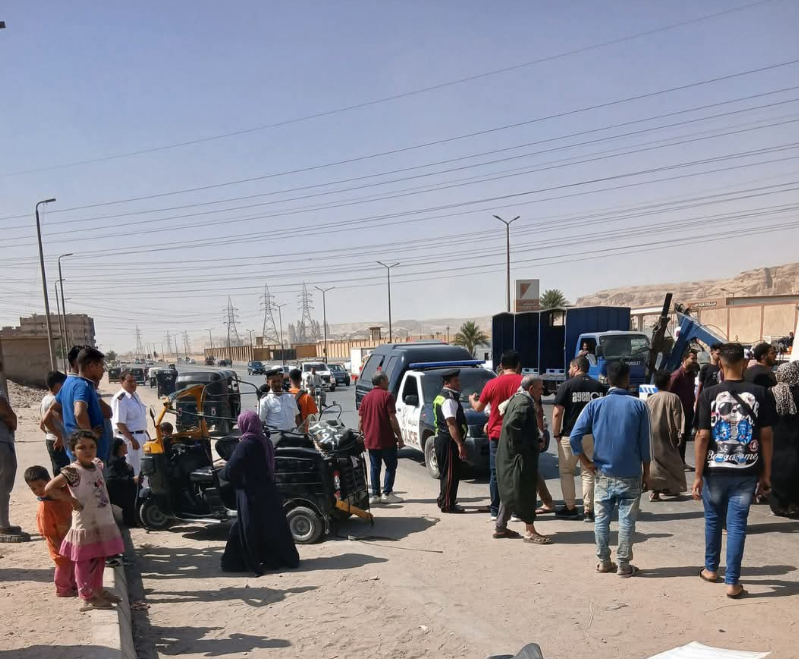 حادث تصادم بحلوان