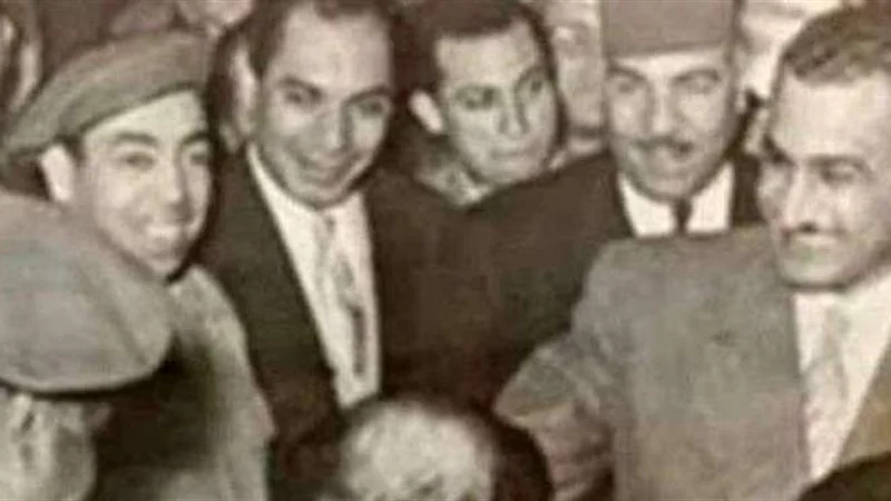 اسماعيل يس وفطين عبد الوهاب فى لقاء عبد الناصر