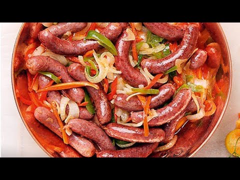 السجق بالبصل