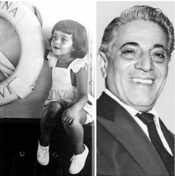 أوناسيس وابنته كريستينا، فيتو