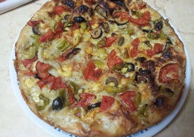 طريقة عمل الجلاش بحشو البيتزا 