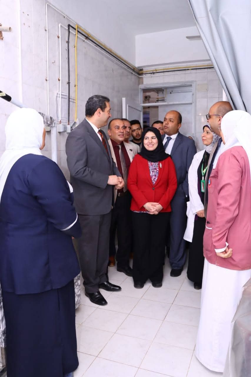 المحافظ يفتتح وحدة الأشعة المقطعية الجديدة بمستشفى الروضة المركزي،
