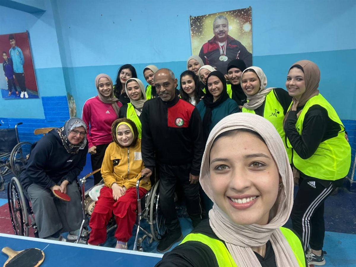 نفذت طالبات الفرقة الرابعة شعبة الإدارة الرياضية بكلية علوم الرياضة – <a href=