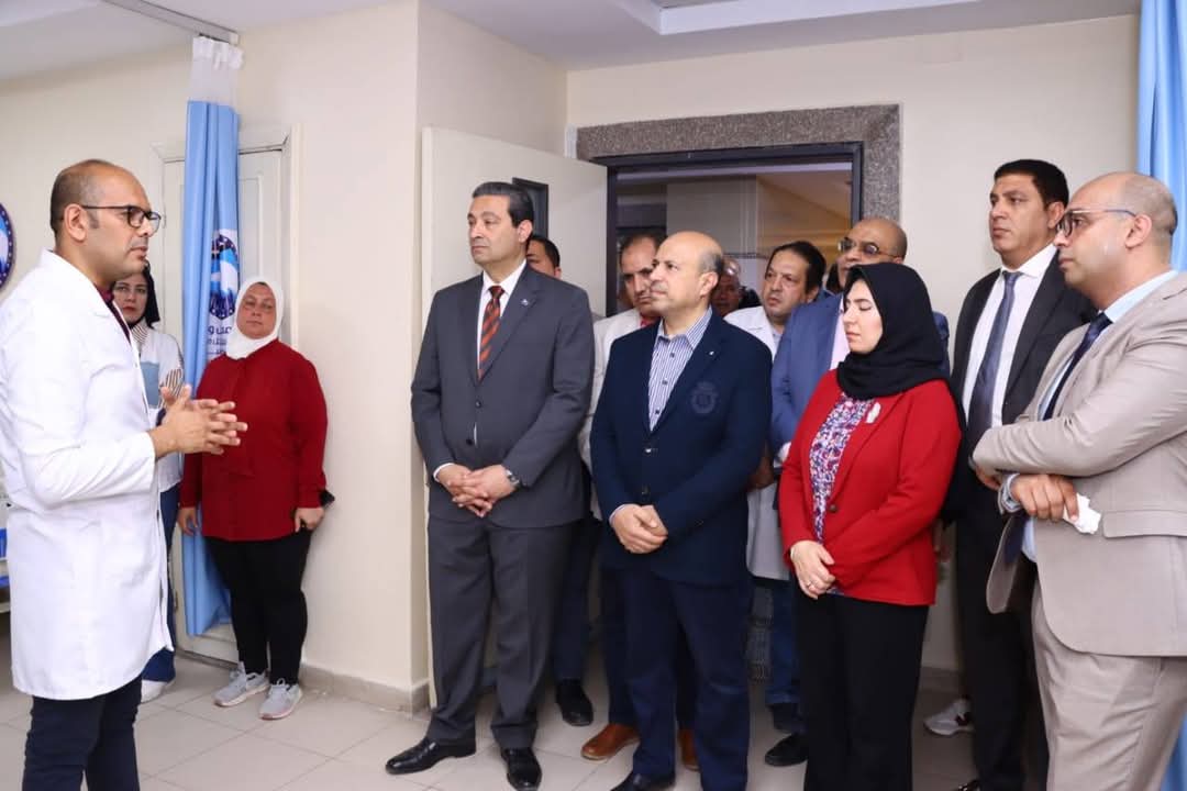 افتتاح وحدة السكتة الدماغية ووحدة الرعاية المركزة الجديدة بمستشفى كفر سعد