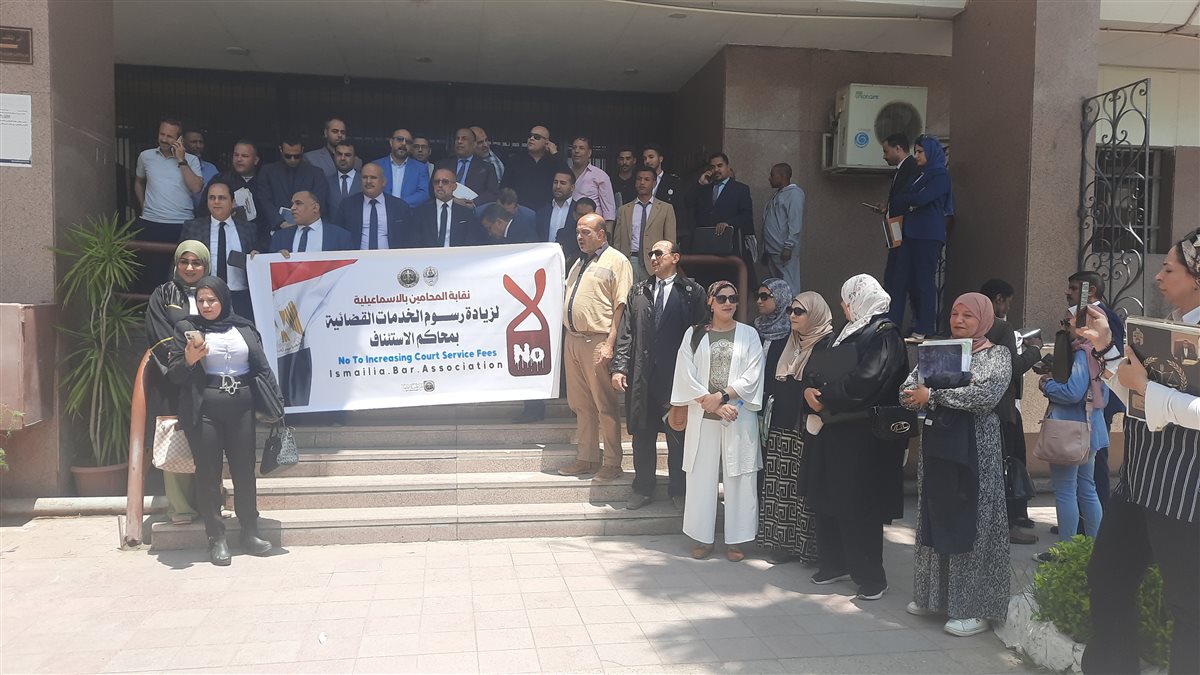 جانب من الوقفة، فيتو