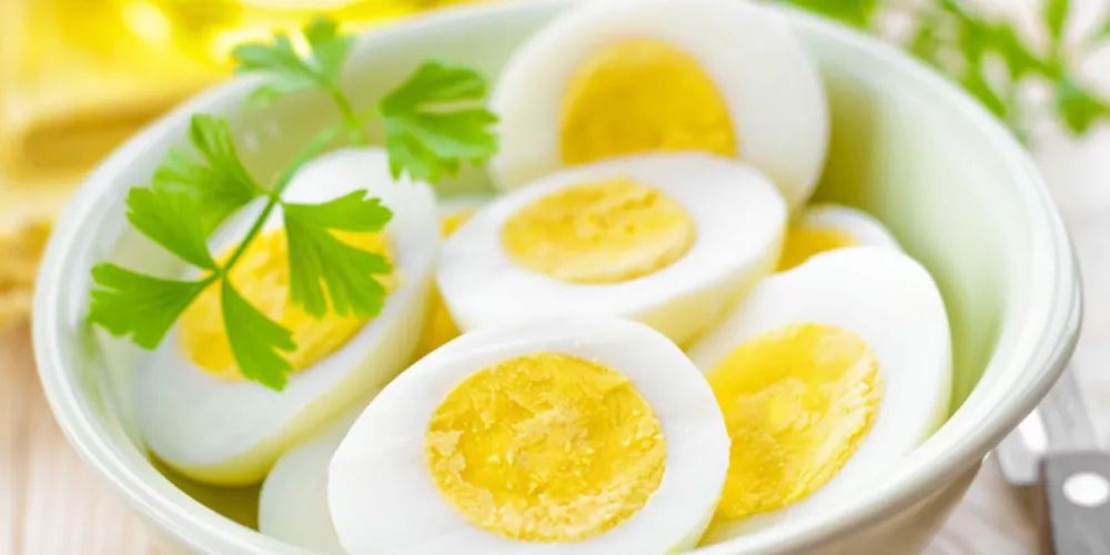 فوائد البيض المسلوق للصحة 
