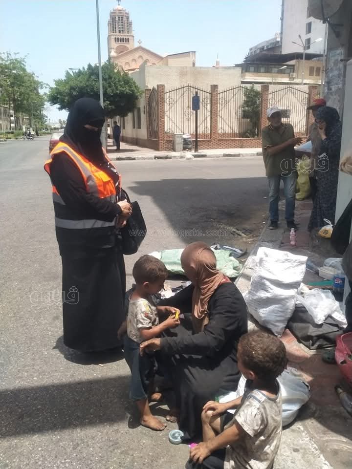 مديريه التضامن ببورسعيد تنقذ ثلاث اطفال من التسول، فيتو