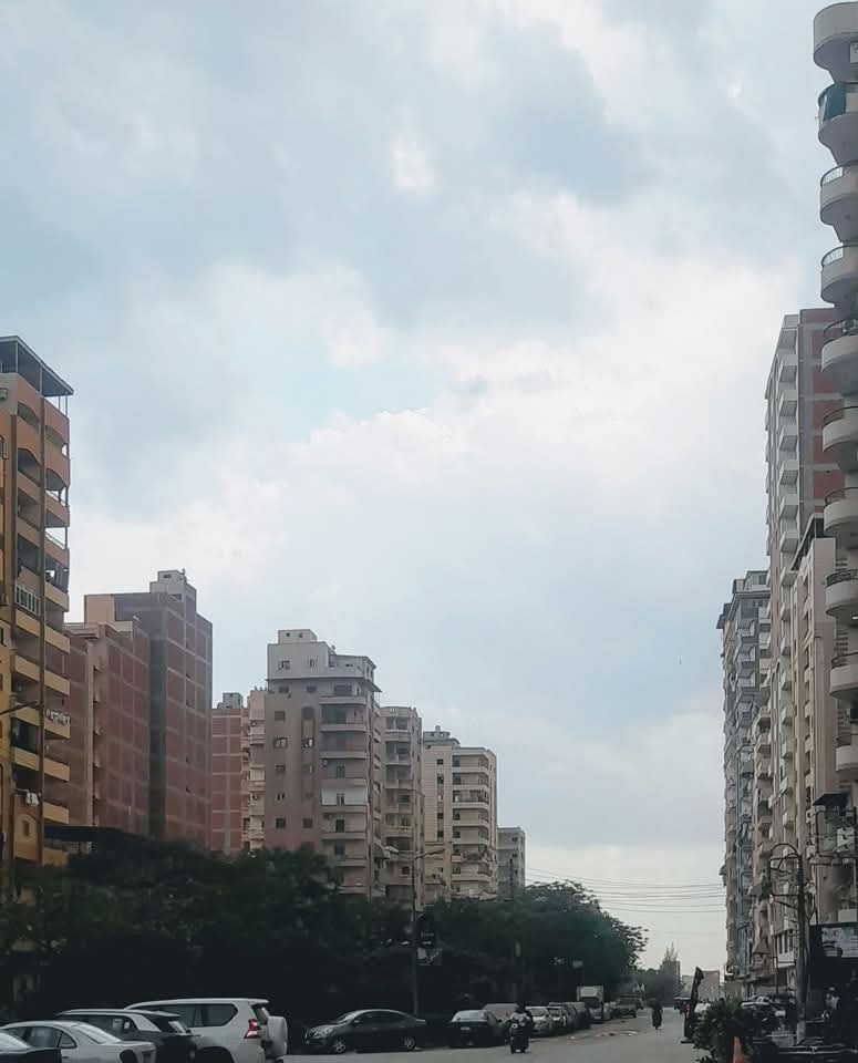 سقوط أمطار غزيرة على مدينة المحلة