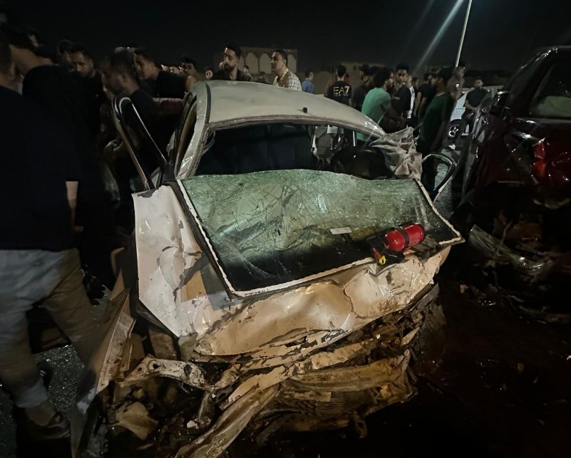 حادث تصادم بالمقطم