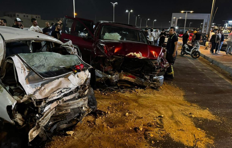 حادث تصادم بالمقطم